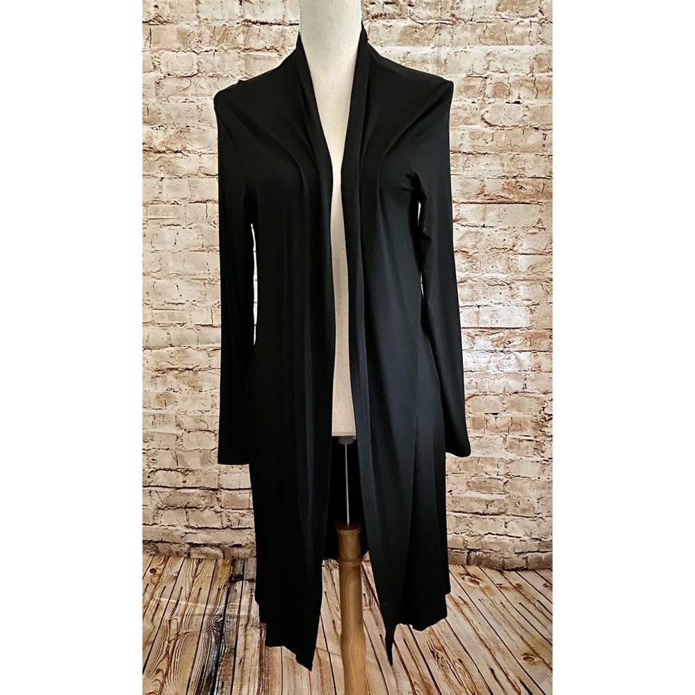 NWT Lightweight Long Black Cardigan Style